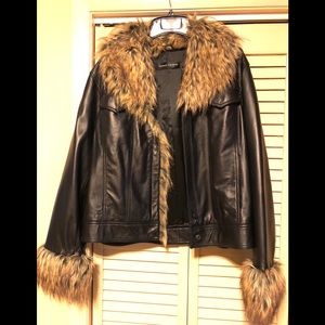 💥💥FINAL MARKDOWN 💥💥BLACK LEATHER JACKET